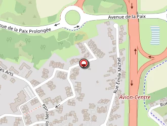 Carte de Restaurant Scolaire Jacques Brel à Avion