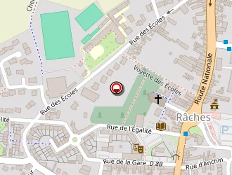 Carte de La Poste à Râches