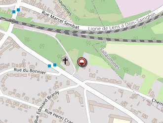 Carte de Akhribi à Sallaumines