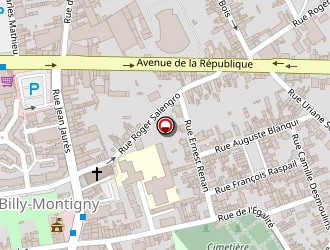 Carte de Annick Wolniewicz à Billy-montigny