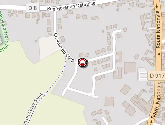 Carte de Ecole Publique De Filles à Râches