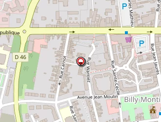 Carte de La Poste à Billy-montigny