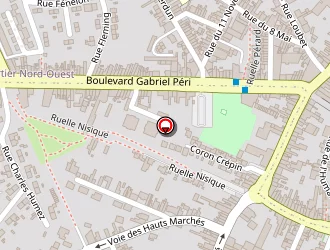 Carte de Matouvu à Hénin-beaumont