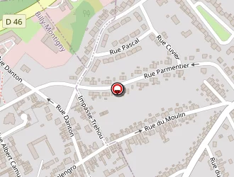 Carte de Etdc à Billy-montigny