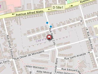 Carte de Malkelec à Lens