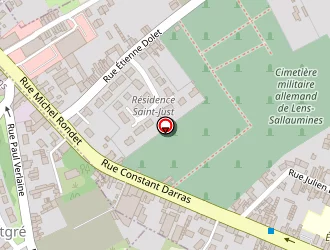 Carte de Cimetière Est à Sallaumines