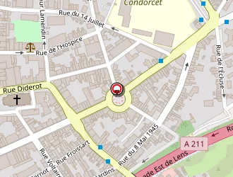 Carte de Grain De Corail à Lens