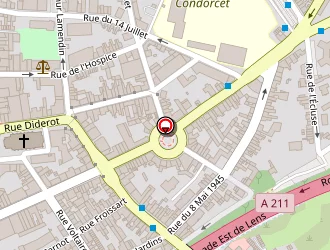 Carte de La Poste à Lens