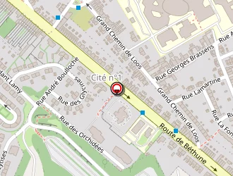 Carte de Lagache Claude à Lens