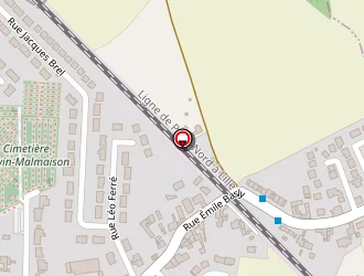 Carte de Bednarek Monique à Évin-malmaison