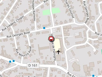 Carte de Garage Thomas à Évin-malmaison