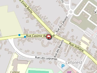 Carte de Pressing Voltaire à Leforest