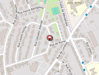 Carte de Rappe Christine à Lens