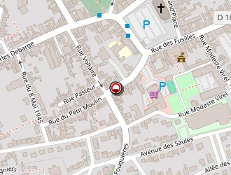 Carte de Bondois Gérard à Harnes