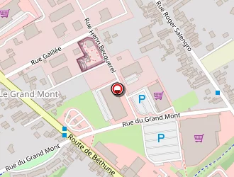 Carte de Stade Jean Wattiau à Lens