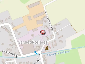 Carte de 2aic à Sars-et-rosières