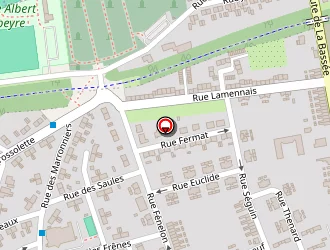 Carte de Lens Ambulances à Lens