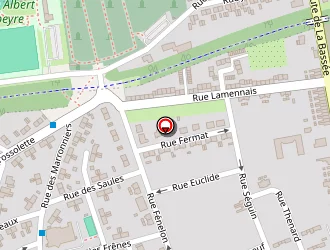 Carte de Lens Ambulances à Lens