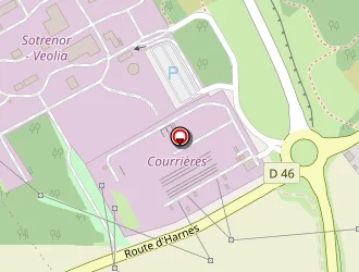 Carte de Boulodrome à Courrières