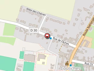 Carte de Clopev à Coutiches