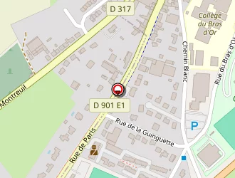 Carte de Dms à Écuires