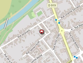 Carte de Delatte à Courrières