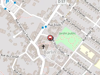 Carte de Sacavi à Barlin