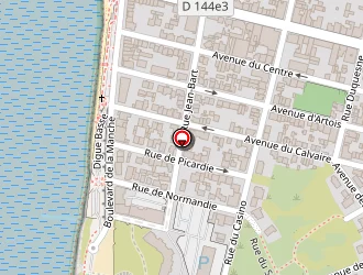 Carte de Le Grand Large à Merlimont