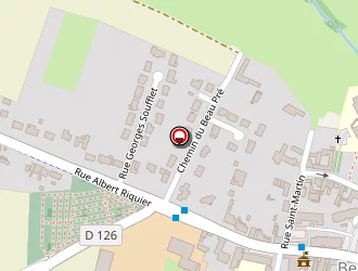 Carte de Casano Albert à Beuvry-la-forêt