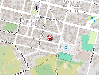 Carte de Le Green à Merlimont