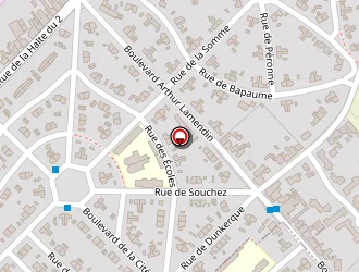 Carte de City Stade (place De Lorette) à Mazingarbe