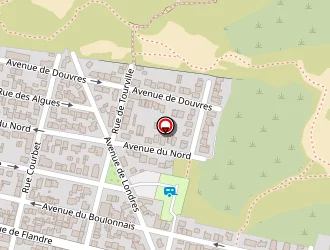 Carte de Jeux De Traverse à Merlimont