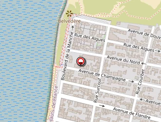 Carte de Maison De La Presse à Merlimont