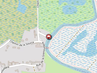 Carte de La Grenouillière à Madelaine-sous-montreuil (la)