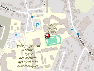 Carte de Lycée François Albert à Nœux-les-mines