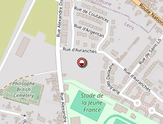 Carte de Unéal à Mazingarbe