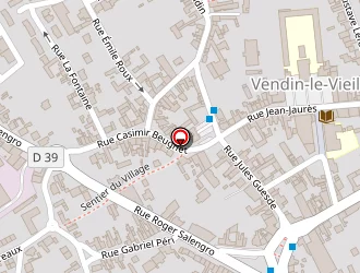 Carte de A2micile Béthune à Vendin-le-vieil