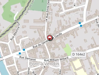 Carte de Touyard Robert à Pont-à-vendin