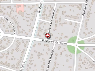 Carte de La Côte D'opale à Cucq