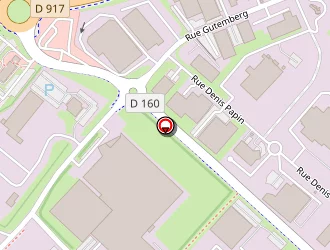 Carte de Mcdonald's à Carvin