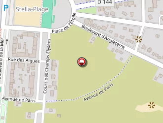 Carte de Camping De La Mer à Cucq