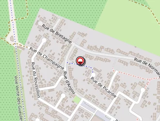 Carte de Ctre Com Action Sociale à Vieux-condé