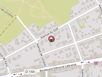 Carte de L'adresse Stella Locations à Cucq