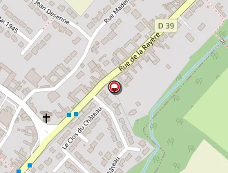 Carte de Levas Frédérique à Hulluch