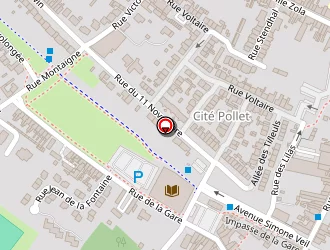 Carte de Malbranque Fourmault à Carvin