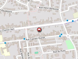 Carte de Lambert Franck à Carvin