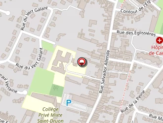 Carte de College Saint Druon à Carvin