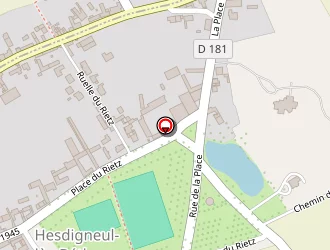 Carte de Complexe Sportif à Hesdigneul-lès-béthune