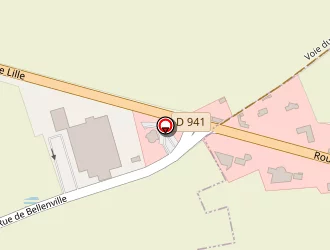 Carte de Courtepaille à Sailly-labourse