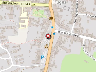 Carte de La Poste à Fruges